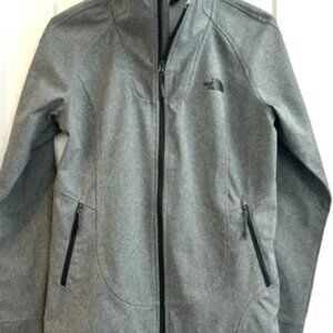 The North Face Women’s Windwall Softshell Waterproof Jacket, Heather Gra…